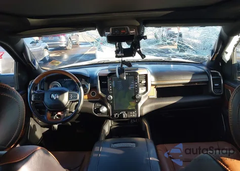 2021 Ram 1500 Limited Longhorn 4X4 5'7 Box из США, поврежденный, VIN 1C6SRFKT7MN679290